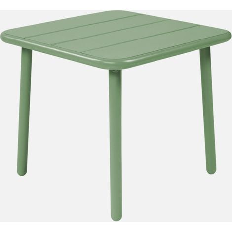 Tavolino da giardino quadrato in acciaio, 45 cm (1/4)