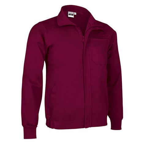 Chaqueta laboral de cuello alto Chispa M Granate