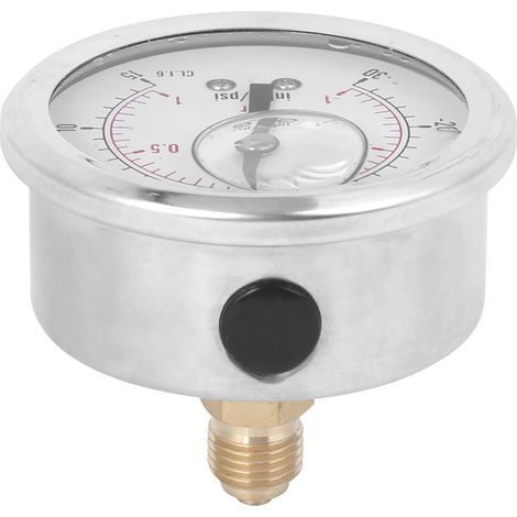 Manomètre à vide radial à bain d'huile TSPGGZ6041bar 1/4 BSP Y60 pour l'industrie chimique (1/5)