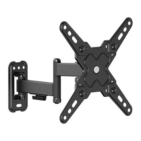 Value Supporto TV Parete 13-43" 3 Punti Rotazione Capacità 20kg Accessorio Televisore (1/4)