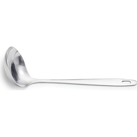 Louche Ø 9 cm 28 cm inox poli KITCHEN TOOL 1879 - Was Germany
