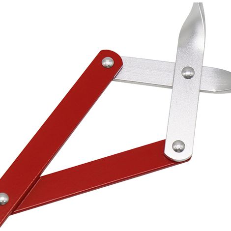 Pince à bois en aluminium à long manche, idéale pour le feu de camp, la cuisine, le camping et les barbecues. (1/5)