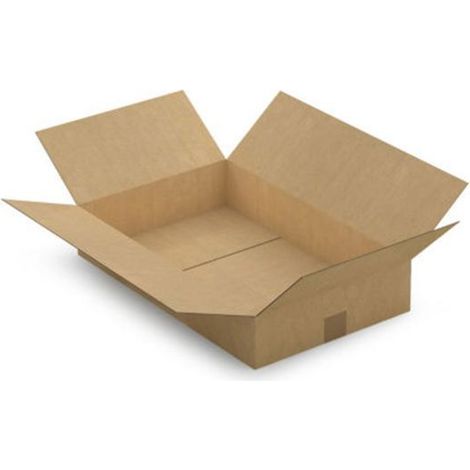 Carton d'emballage 55 x 35 x 10 cm - Simple cannelure