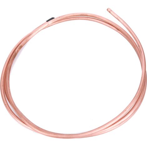 Tube souple en cuivre C1100 T2 de 2 m, pour climatiseur et réfrigérateur, diamètre extérieur 6 mm / diamètre intérieur 4,8 mm