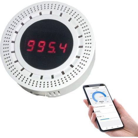 Capteur de pression atmosphérique intelligent WiFi avec fonction de détection de température et d'humidité Appareil domotique intégré