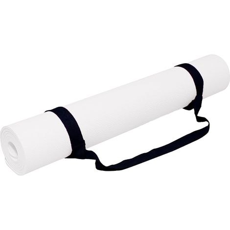 Sangle de transport réglable pour tapis de yoga – Sangle de transport confortable avec bande élastique pour yoga, exercice, voyage et sports de plein air (1/5)