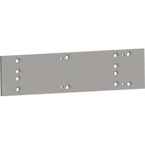Plaque de montage - ASSA ABLOY - A187 pour DC135 en argent satiné - 11508000 (1/2)