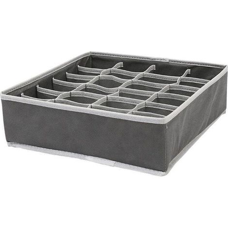 Online Store - Organisateur de tiroir pliable en tissu non tissé pour sous-vêtements, soutien-gorge, chaussettes Organisateur de compartiment peu (1/5)