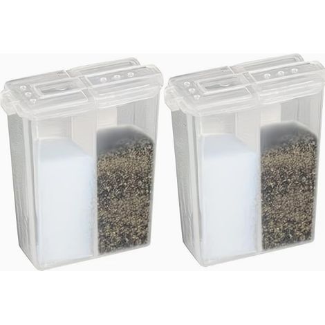 Salière et poivrière de voyage – Restez frais – Mini salière et poivrière de voyage – Portable rechargeable pour le camping, la cuisine en plein air5.34cm