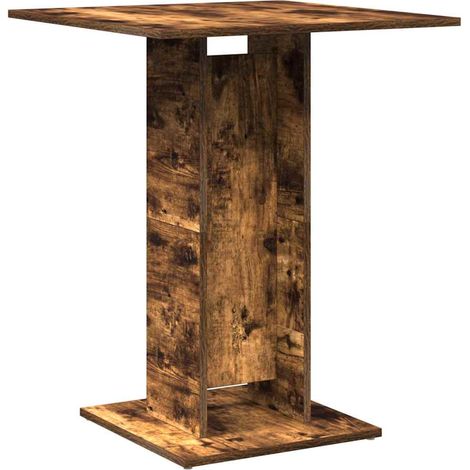 Maison Exclusive - Tavolo da Bistrot Rovere Fumo 60x60x75cm in Legno Multistrato (1/5)