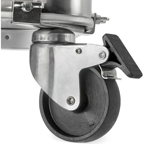 Jeu de roulettes STIER pour caisses en aluminium STIER