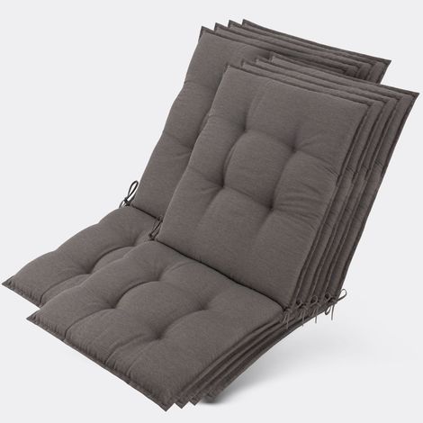 8er Set Sun-NL Niederlehner Auflage 105x50x8cm Taupe