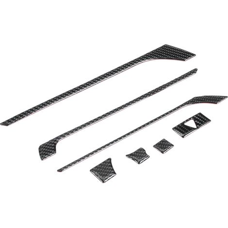 Ensemble 7 pièces habillage tableau de bord et grilles d'aération imitation carbone pour Mazda MX-5 ND Roadster ND 2016-2020 conduite à gauche (1/5)