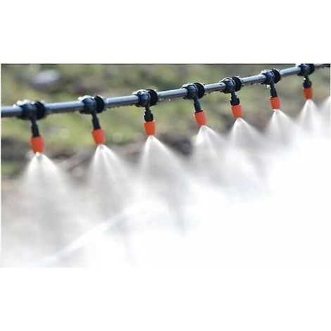 Lot de 2 Kits Brumisation Jardin Extérieur, Système Refroidissement Atomisation 4/7, Terrasse, Rafraîchissement Chaleur (1/5)