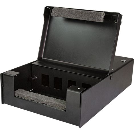 LogiLink NP0090 caja de conexiones de red Negro (1/5)