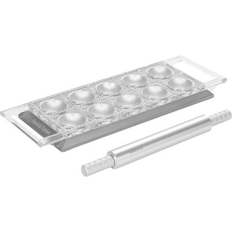Ravioliform Marcato silber 34 x 12 cm Aluminium