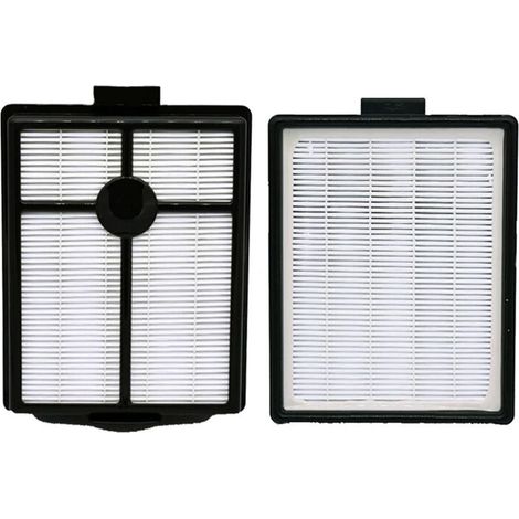 Kit comprenant 2 filtres de rechange pour aspirateur Rexair Rainbow R7292 R12107B, filtre plissé post-moteur. - AquaForge (1/5)