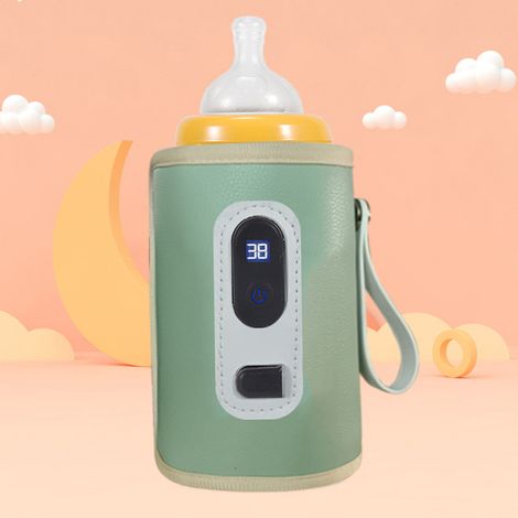 Chauffe-biberon USB avec écran LCD, température réglable, fonction de chauffage précise, étanche, portable et écologique. (1/5)