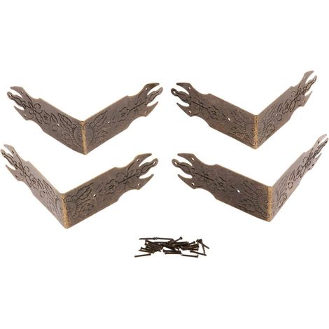 Protections d'angle métalliques, protège-angles vintage (lot de (1/5)