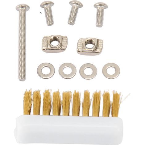 Brosse de Nettoyage pour Buse d'Imprimante 3D Voron 2.4/Trident - Kit en Laiton avec Poils Métalliques