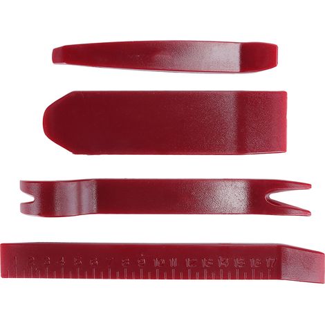 Kit d'outils de démontage de garniture intérieure de voiture, Radio Audio stéréo, Clip de panneau de porte, Kit d'outils de rénovation 4 pièces