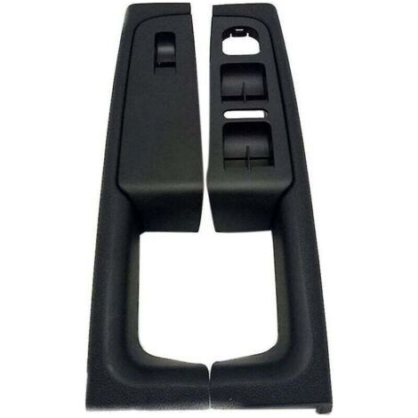 Pair ZVD- Pour poignée de porte Skoda Superb cadre d'accoudoir gauche et droit, Black- (1/4)