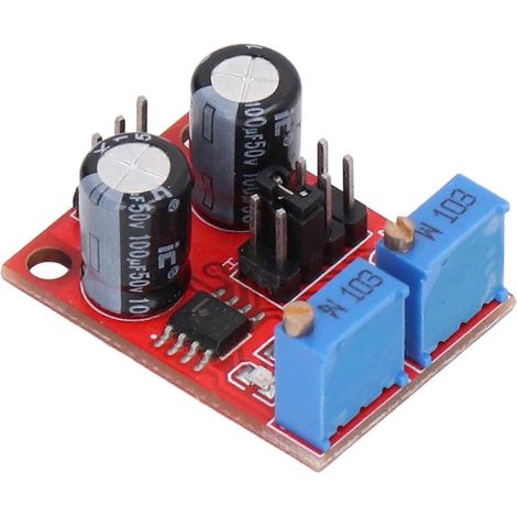 5 Stück NE555 Modul mit einstellbarem Puls-Tastverhältnis, Rechteckwellengenerator