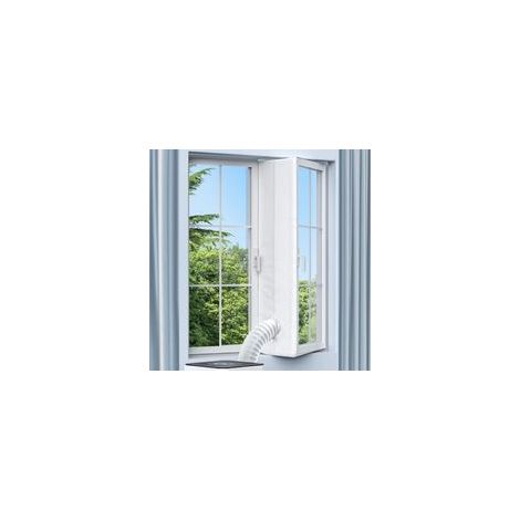 Kit calfeutrage climatiseur mobile 500 cm – Polyester 210T avec revêtement PU – Installation facile sans perçage – Pour fenêtres à battants (1/5)