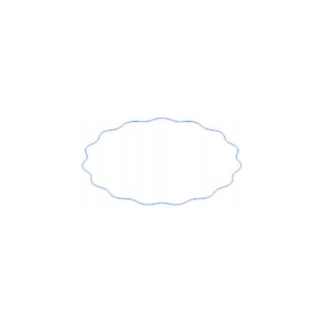 Etichette per barattoli 5,5x3 cm per conserve, 80 pezzi, bianco opaco (1/2)