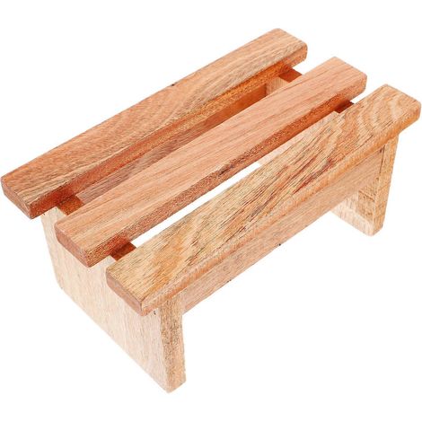 Repose-pieds en bois pour le bain et le sauna - Multifonctionnel et confortable (1/5)
