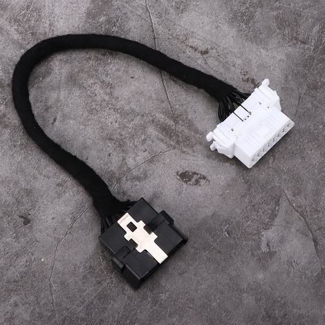 Câble d'extension électronique OBD2 en tissu, 16 broches (1/5)