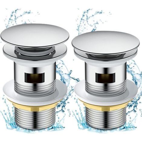 2pcs Cuivre Bonde de Lavabo Pop-up (1/4)