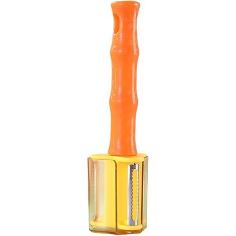 Accueil Cuisine couteau à éplucher 3 - en - 1 fruits en acier inoxydable grattoir en cuir légumes fruits grattoir 3 - en - 1 (1/5)