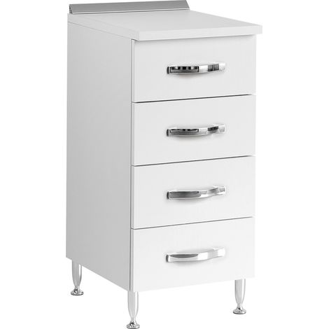 CASSETTIERA PER CUCINE COMPONIBILI L.40 x P.50 x H.85. - col. bianco - LINEA AZZURRA