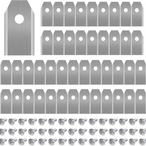 Lot de 100 Lames de Rechange Coupe Bordure LIDL,Gros Trou 10mm,Petit Trou 5mm (1/5)