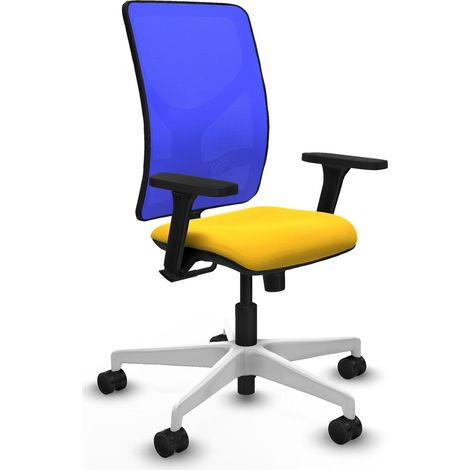 Sedia da ufficio piqueras y crespo Motilla blu schiuma alta densità (1/2)