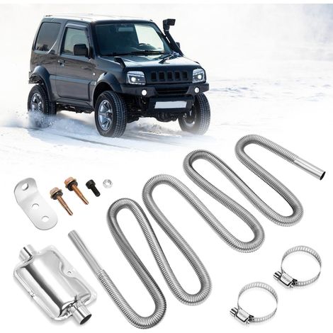 Randaco 300cm Abgasschlauch Abgasrohr für Diesel-Auspuffrohre – Flexibler Metallschlauch mit 2 Schellen, ideal für Standheizung und Stromerzeuger (1/5)