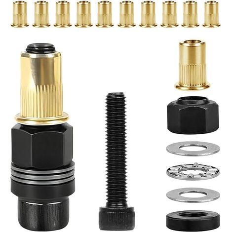 Insert Fileté Metal Ecrou a Sertir écrous à Tête de Rivet à Main écrous à Riveter M8 Outil Manuel à Sertir les écrou têtes de Riveteuse Manuelle (1/5)