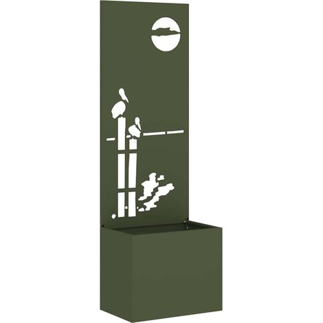 Écran de confidentialité de jardin Vert olive 50 x 140 cm CFW304357 (1/5)