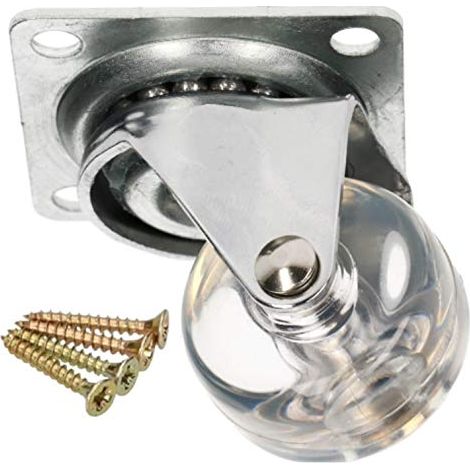 KOTARBAU Rouleau de meuble transparent Ø 35 mm pour tous les types de sols (1/5)
