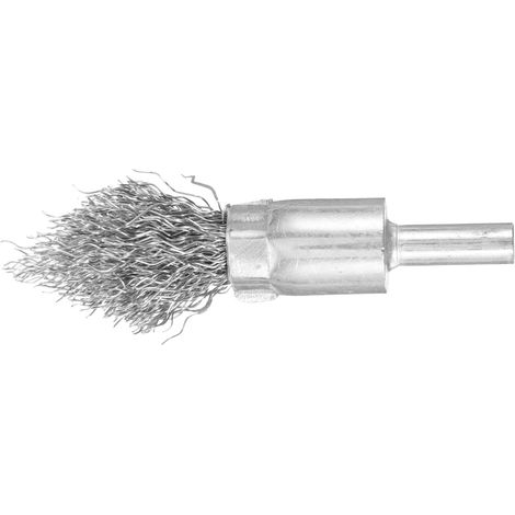 Brosse métallique allongée en acier inoxydable pour le nettoyage de conduits et de plomberie — Brosse de forme « Pagode » (1/4)