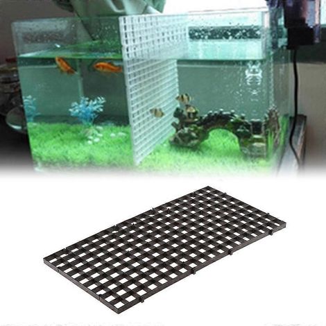 Plateau de séparation pour aquarium, plaque d'isolation en plastique, grille pour poissons, séparateurs d'aquarium (1/4)