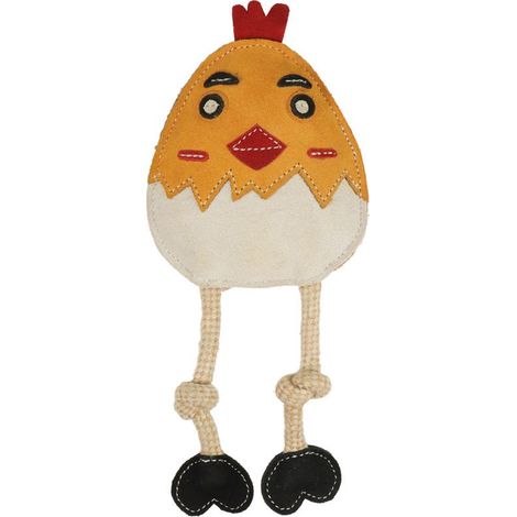 Gioco per cani animal instinct pulcino giallo 30 cm