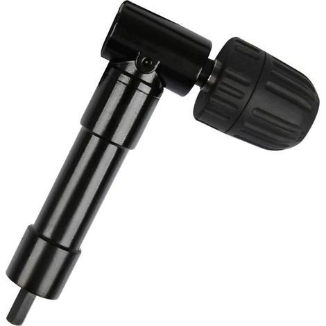 Perceuse à angle droit foret à angle de conversion perceuse à angle de 90 degrés perceuse électrique à angle droit à 90 degrés mandrin en plastique d'angle (1/4)