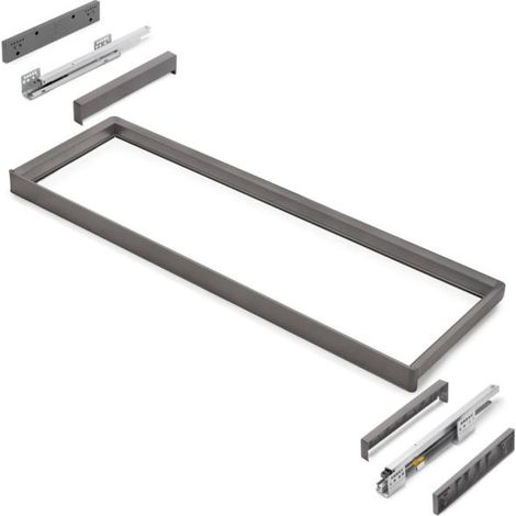 Emuca Range-accessoires Quartz finition titane (1/5)