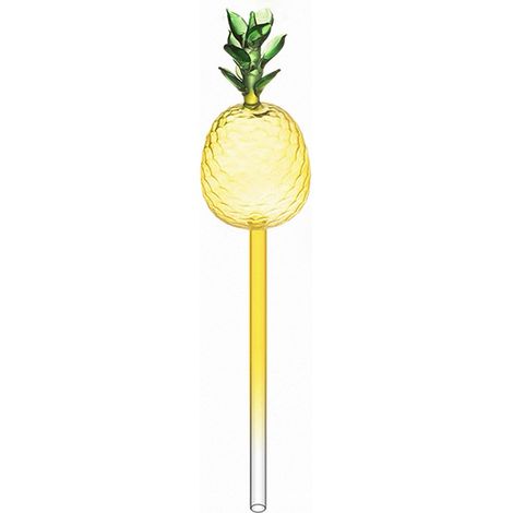 Globes D'arrosage Automatiques en Verre Jaune pour Plantes et Bonsaïs, Système sans Intervention pour Arrosage des Jardinières à Domicile Voyage (1/5)