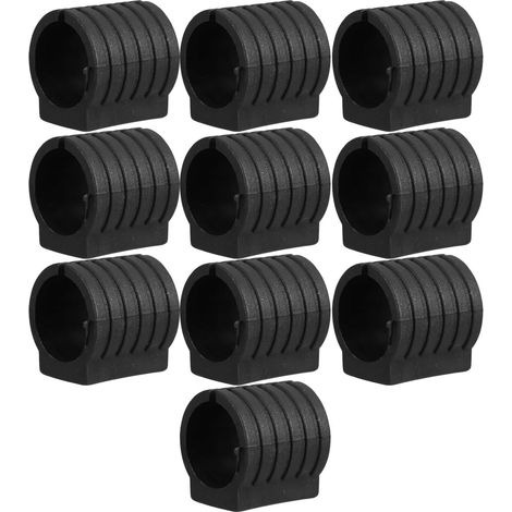 Lot de 10 protections pour pieds chaise en plastique PE, patins (1/5)