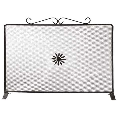 Pantalla antirruido para chimenea / hogar en hierro forjado 50x50 cm (1/2)