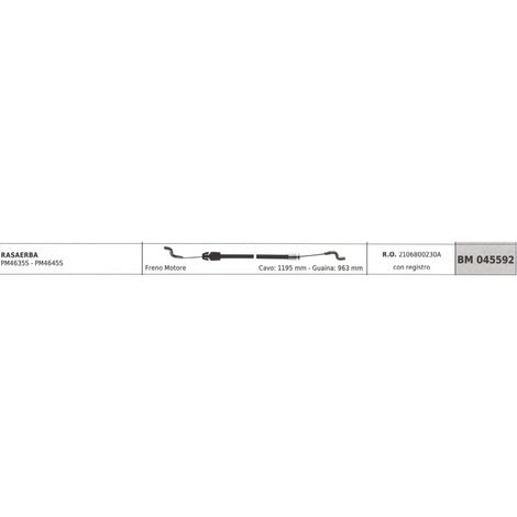 Cavo freno motore MOWOX rasaerba PM4635S PM4645S cavo 1195 mm guaina 963 mm