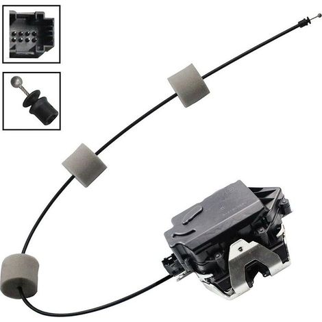 BEBUSINGOTO Cerradura de puerta trasera para MERCEDES W211 W164 1647400735 (1/5)